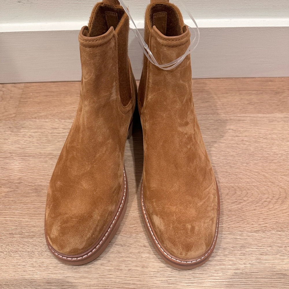 Vince leather boots size 6.5 $395 original price